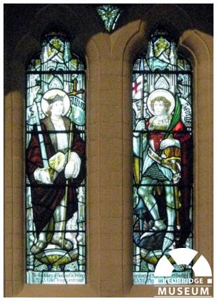Samuel Robert Dudley Memorial Windows. Photo by Pat O'Mara. Samuel Robert Dudley Memorial Windows. Photo by Pat O'Mara.