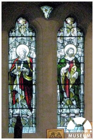 Samuel Robert Dudley Memorial Windows. Photo by Pat O'Mara. Samuel Robert Dudley Memorial Windows. Photo by Pat O'Mara.