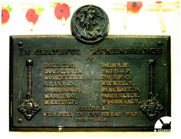 Cleveland Road School Memorial Plaque. Photo by Pat O'Mara. Cleveland Road School Memorial Plaque. Photo by Pat O'Mara.